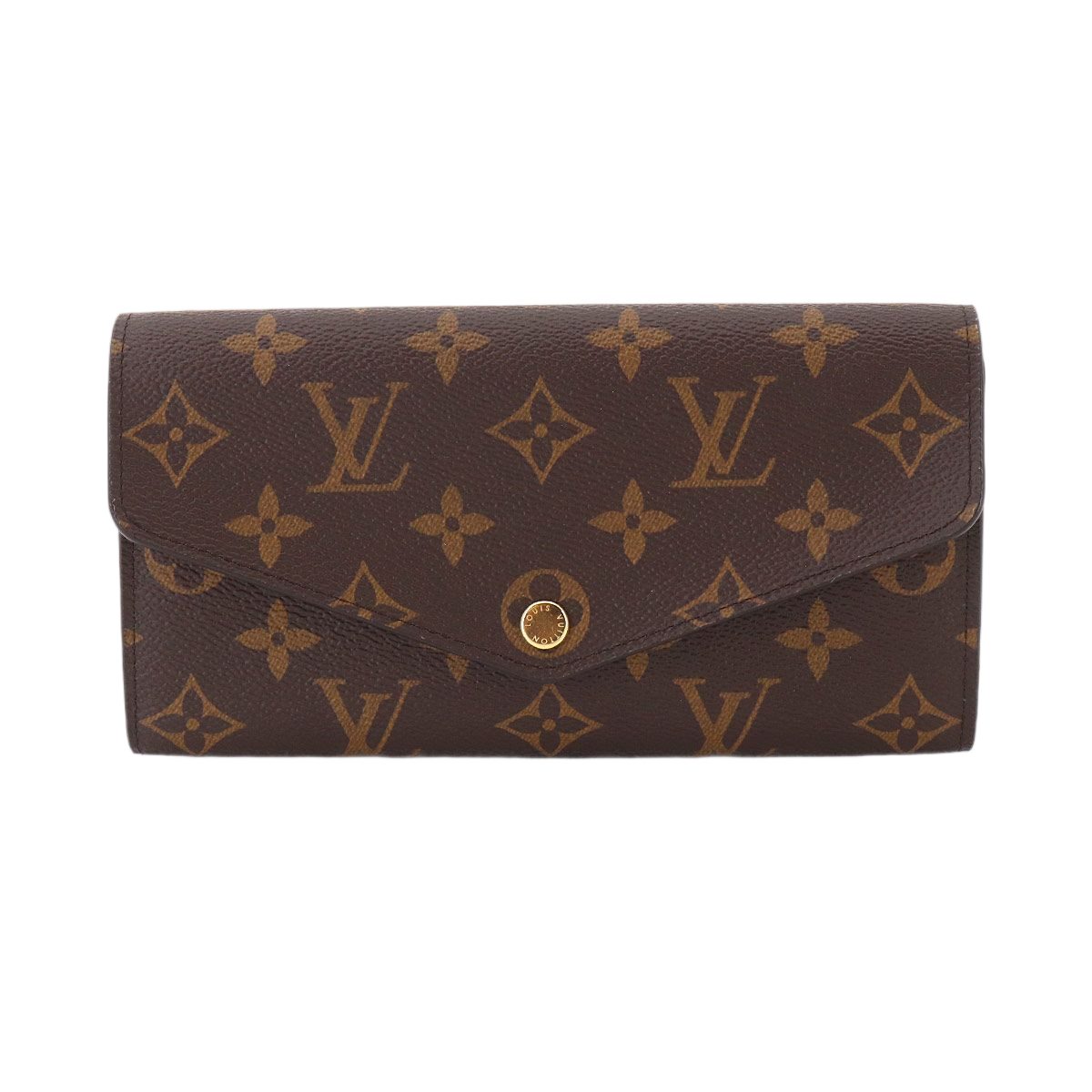 Louis Vuitton Exhibition Monogram Portefeuille Sarah Bifold Wallet Rose Valley