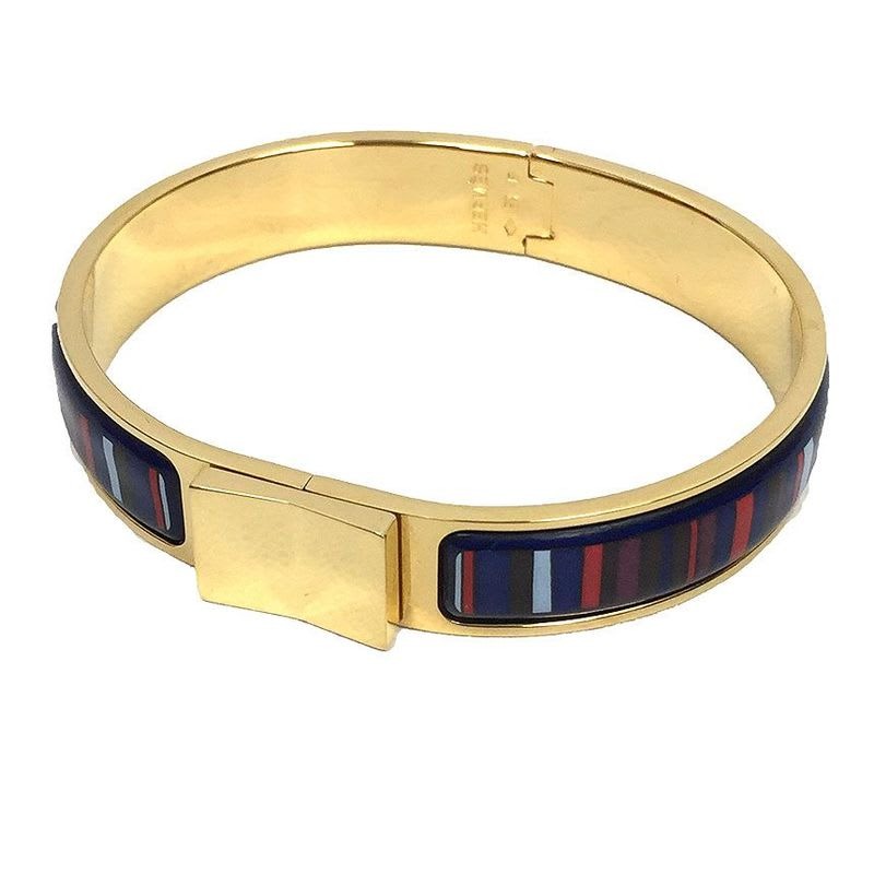 Hermes Clic Clac Enamel PM Bangle Bracelet Cloisonne Accessories Aq8301 — view 2