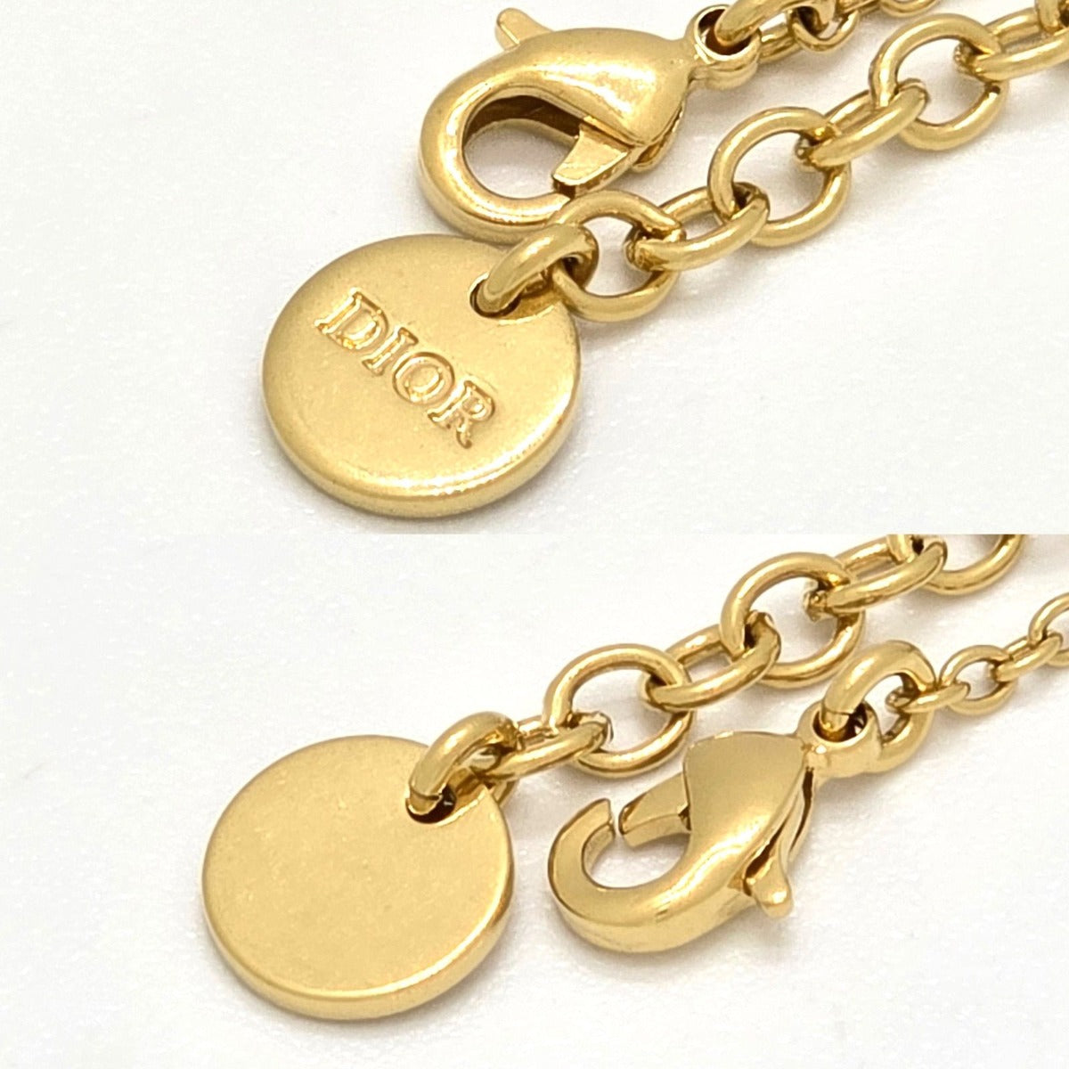 Dior Petit CD Pendant Necklace Gold — view 7