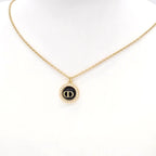 Dior Petit CD Pendant Necklace Gold — view 9