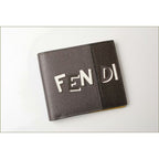 Fendi Wallet Fold Billfold 7 M0169 Elite Shadow Sunflower Work — view 2