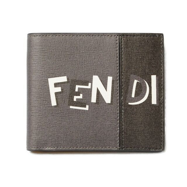 Fendi Wallet Fold Billfold 7 M0169 Elite Shadow Sunflower Work