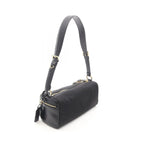 Prada Shoulder Bag Tessuto Vitello Black Nylon Leather — view 2