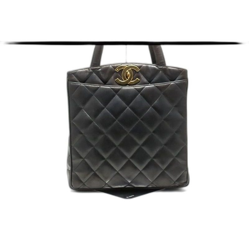 Chanel Quilted Leather Tote