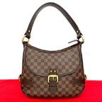 Louis Vuitton Highbury Damier Ebene Leather Semi-One Tote Bag