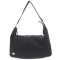 Gucci Horsebit Pattern Canvas Black Shoulder Bag 1563