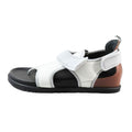 Hermes Giorno Sandals Shoes Technical Jersey Velcro 42.5 Gray Black