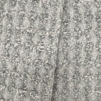 Chanel Cashmere Silk CC Logo Decorated Scarf Shawl Gray Recommended — view 3