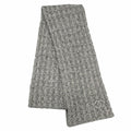 Chanel Cashmere Silk CC Logo Decorated Scarf Shawl Gray Recommended