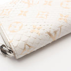 Louis Vuitton Round Wallet Zippy Monogram Exotic Latte White — view 8