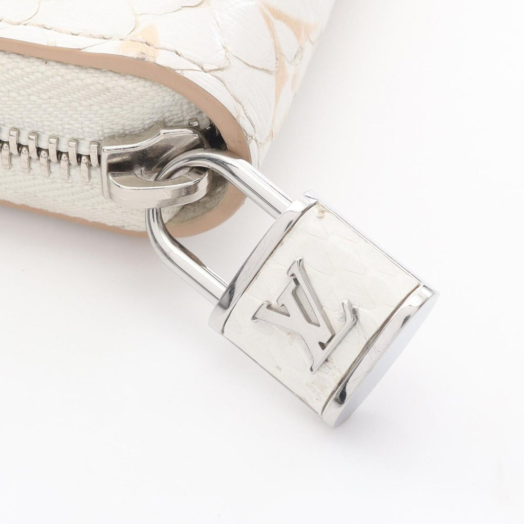 Louis Vuitton Round Wallet Zippy Monogram Exotic Latte White — view 9