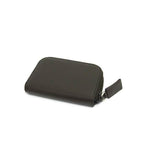 Prada Key Case Dark Brown Leather 6 Rows Zip Around Silver Holder — view 3