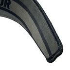 Christian Dior Oblique Headband Hair Accessory Leopard Gray Black Canvas — view 6