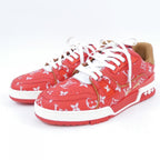 Louis Vuitton LV Trainers Pharrell William Sneakers Red Black — view 3