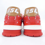 Louis Vuitton LV Trainers Pharrell William Sneakers Red Black — view 5