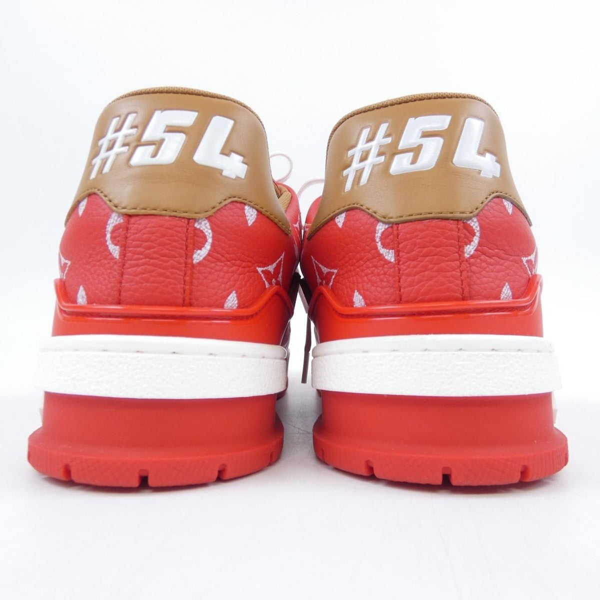 Louis Vuitton LV Trainers Pharrell William Sneakers Red Black — view 5