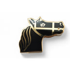 Hermes Scarf Ring Holder Twillye Cadrige Horse Black — view 5