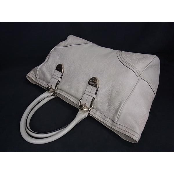 Gucci Handbag Signoria Light Beige Leather Women Gold Hardware — view 4
