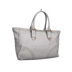Gucci Handbag Signoria Light Beige Leather Women Gold Hardware