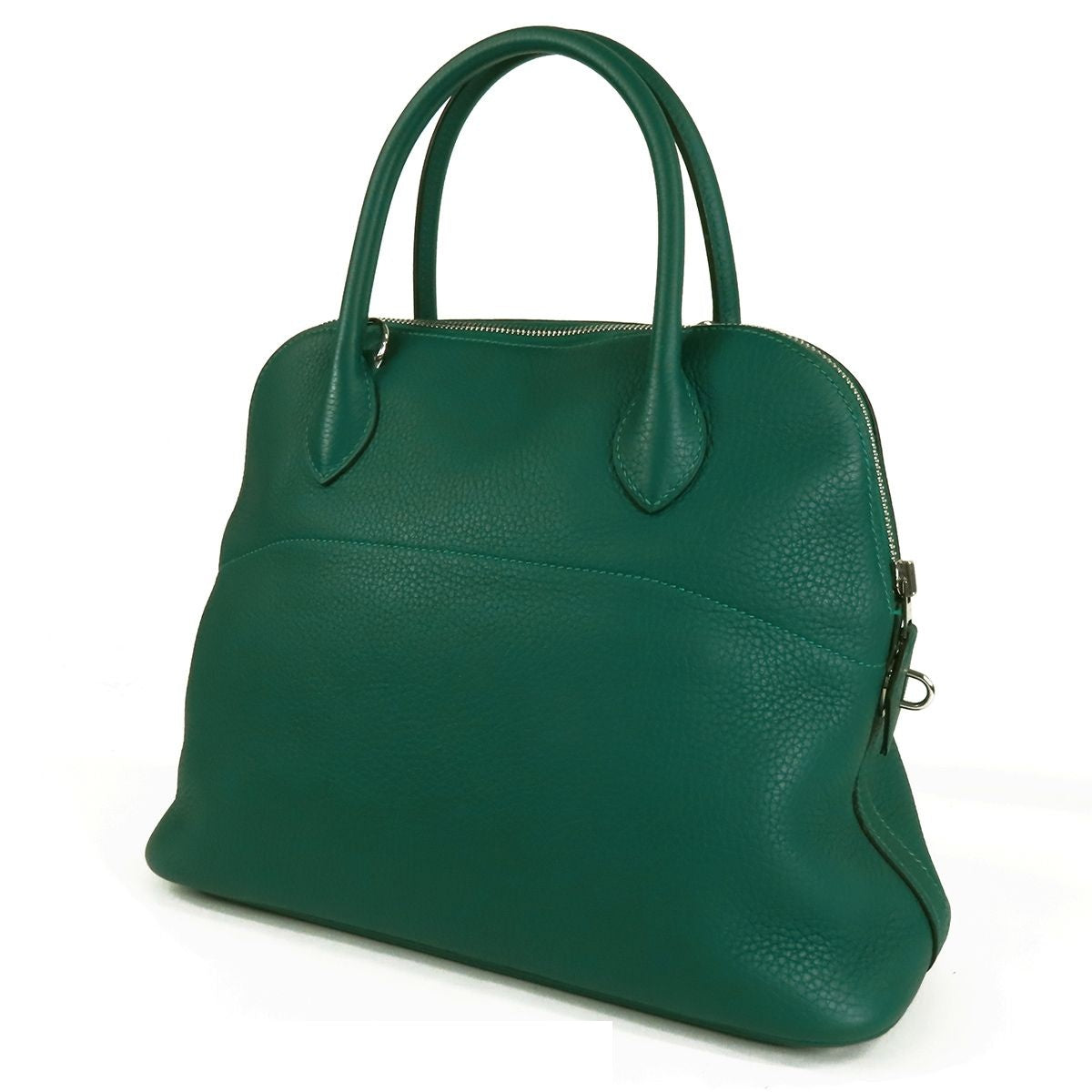 Hermes Bolide 31 Malachite Silver Taurillon 2-Way Shoulder Bag — view 2