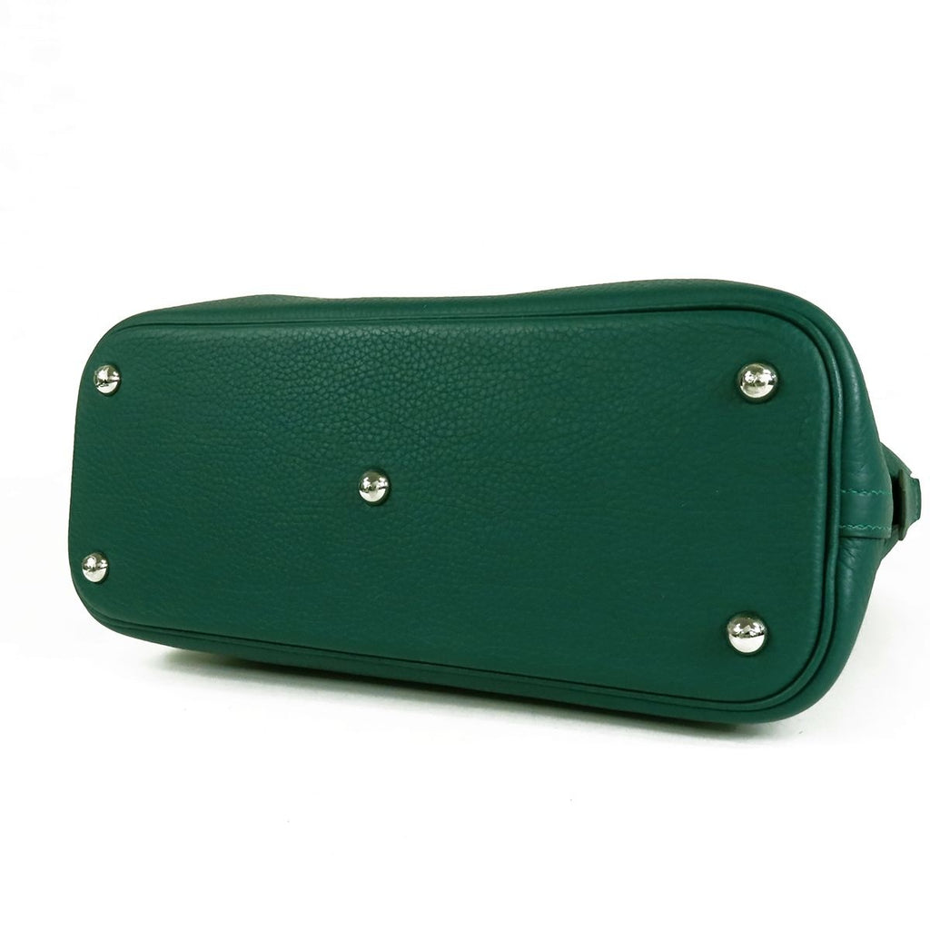 Hermes Bolide 31 Malachite Silver Taurillon 2-Way Shoulder Bag — view 3