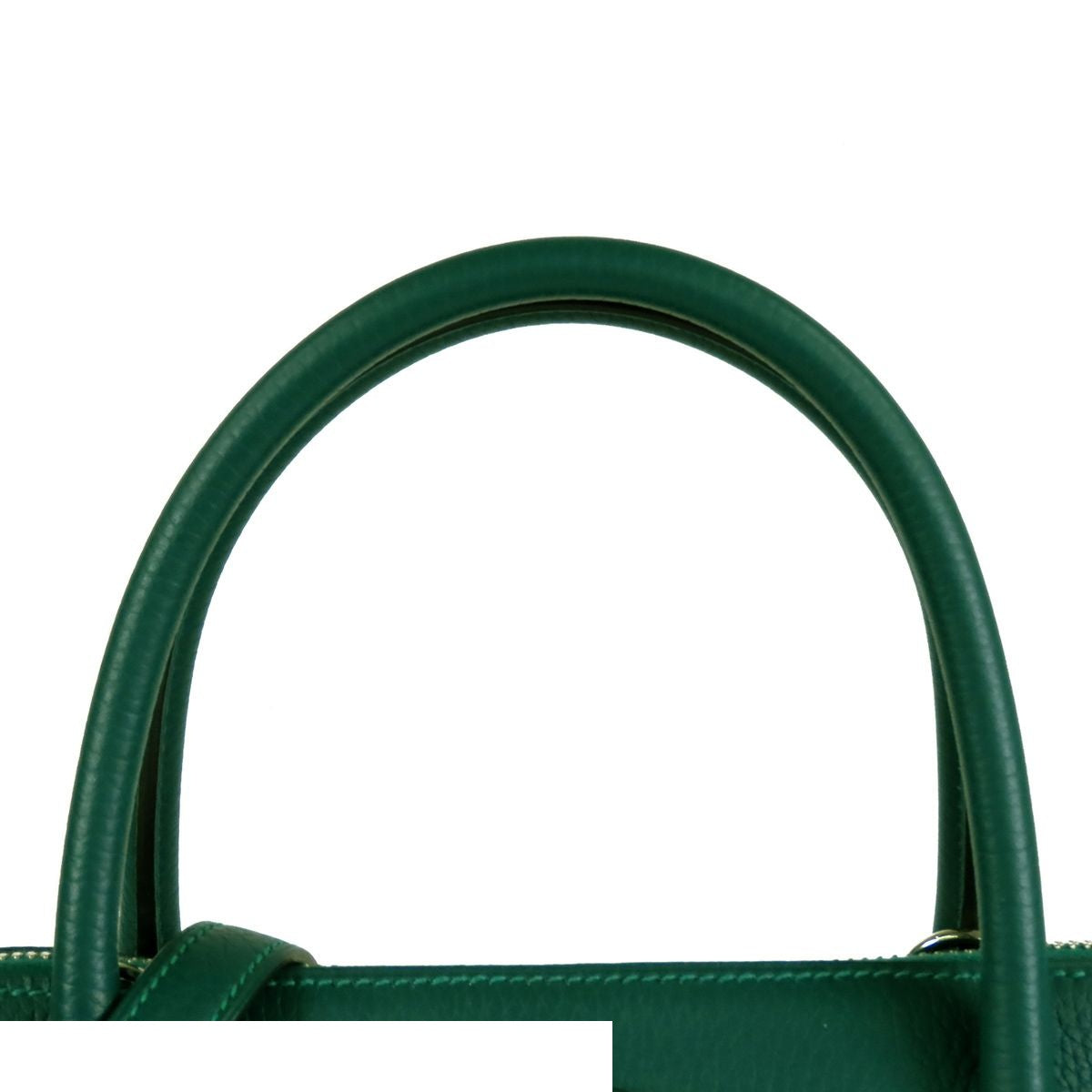 Hermes Bolide 31 Malachite Silver Taurillon 2-Way Shoulder Bag — view 4