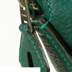 Hermes Bolide 31 Malachite Silver Taurillon 2-Way Shoulder Bag — view 7