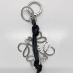 Loewe Charm Silver Black Anagram X02 — view 5