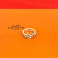 Hermes Ceinture Ring Silver