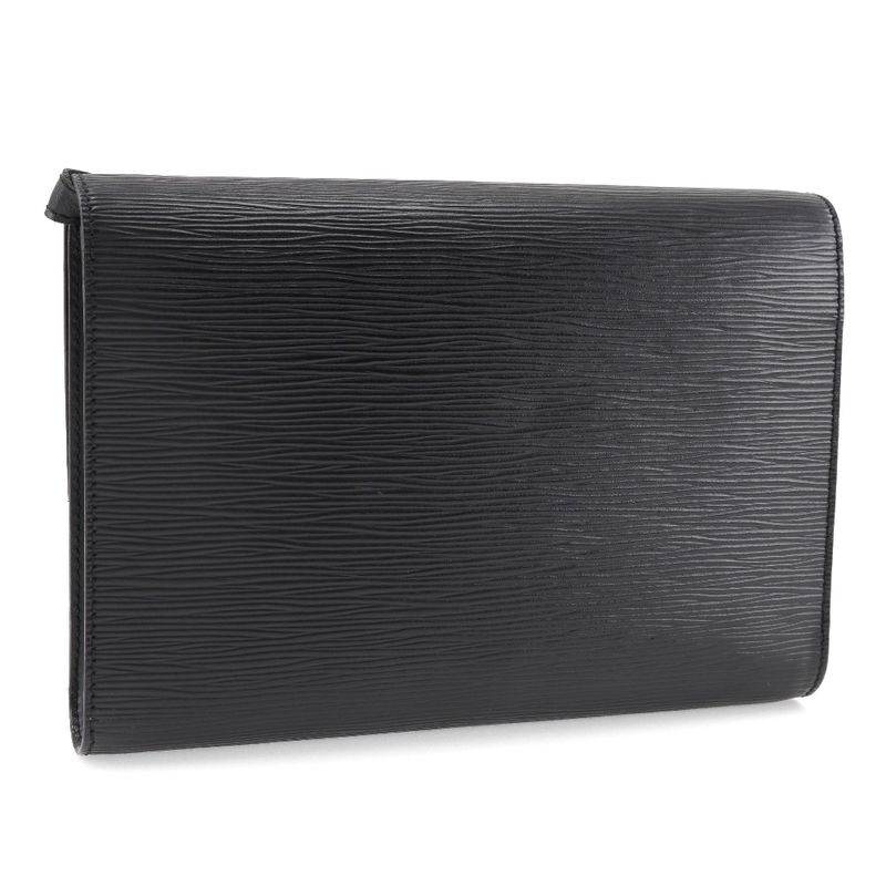 Louis Vuitton Pochette Arche 2-Way Clutch Epi Leather Noir Black — view 3