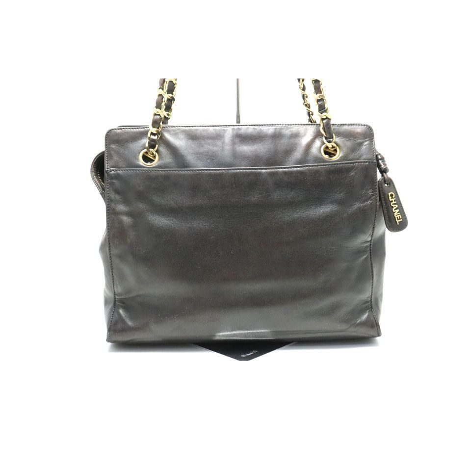 Chanel Jumbo CC Logo Leather Shoulder Bag — view 2