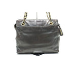 Chanel Jumbo CC Logo Leather Shoulder Bag — view 2