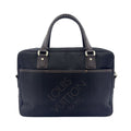 Louis Vuitton Yak Damier Geant Noir Leather Nylon Black Business Bag Silver