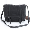 Gucci GG Nylon Leather Shoulder Bag Crossbody Messenger Black