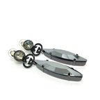 Gucci Earrings GG Crystal Bijou Metal Black — view 2