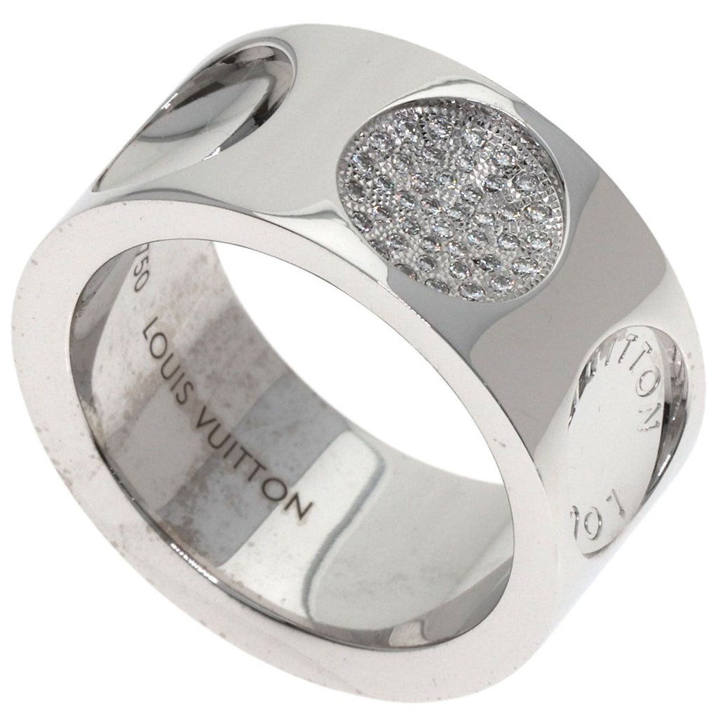 Louis Vuitton Grand Bag Empreinte Diamond 53 Ring 18K White Gold