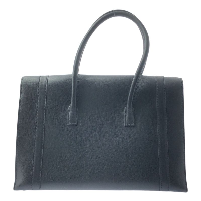 Hermes Drag 32 g Engraved Silver Hardware Handbag Black — view 2