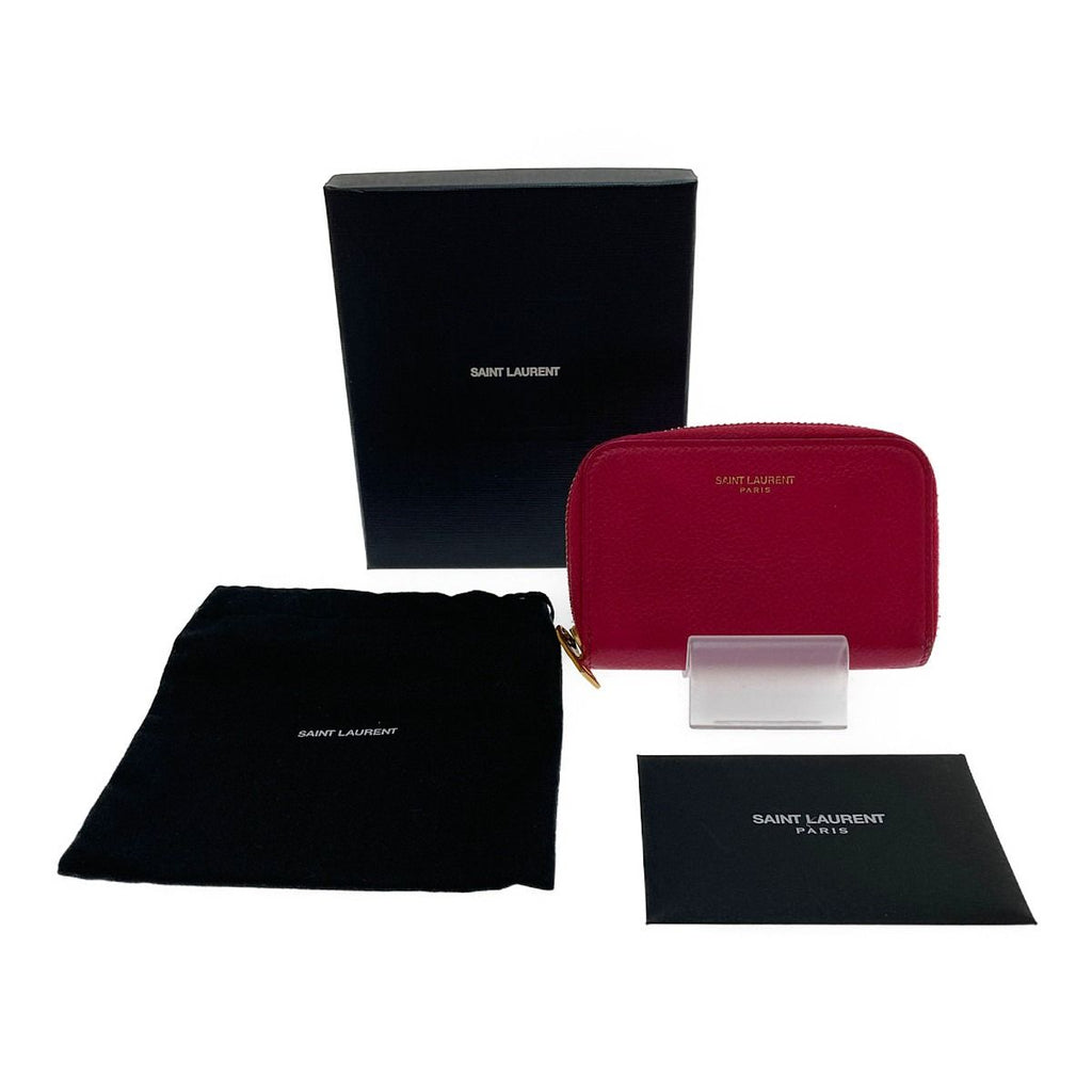 Yves Saint Laurent Coin Card Case Round Zipper — view 9