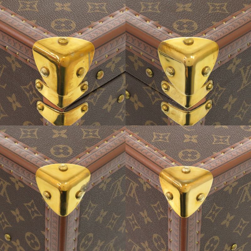 Louis Vuitton Bisten 55 Monogram Trunk Case Bag 1857 — view 8