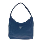 Prada Handbag Mini Triangle Logo Plate Mv515 Black
