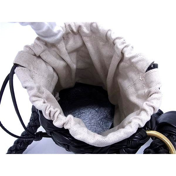 Bottega Veneta Small Calimero Leather Draw String V2 — view 8