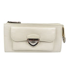 Louis Vuitton Portefeuille Astrid M6659 J Epi Leather Silver Hardware Ivoire