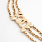 Chanel Choker Gold Coco Mark Rhinestone Heart — view 5