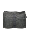 Hermes Her Line Clutch Bag Second Grey Black Canvas