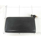 Louis Vuitton Wallet Portefeuille Comet Black Leather L-shaped Zipper Silver — view 2