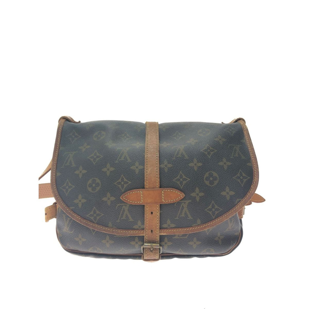 Louis Vuitton Shoulder Bag Monogram Saumur 30 Brown — view 2