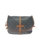 Louis Vuitton Shoulder Bag Monogram Saumur 30 Brown — view 2
