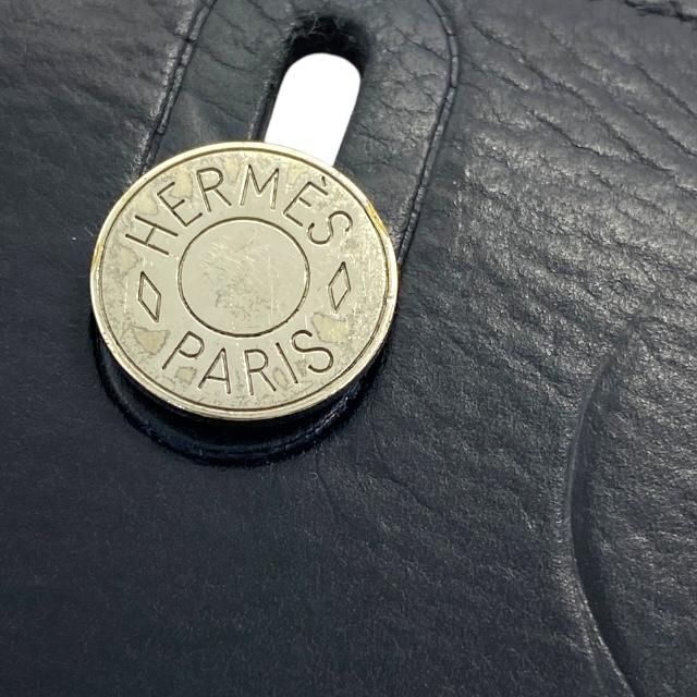 Hermes Diablo Card Case Business Holder Pass Compact Logo Leather — view 7