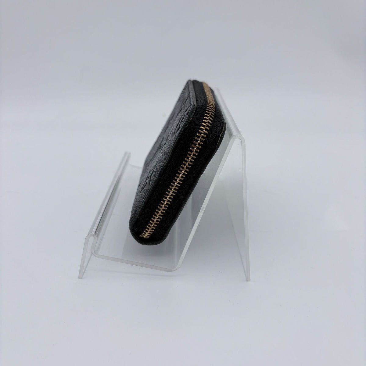 Louis Vuitton Coin Case Monogram Empreinte Zippy Purse Black — view 4