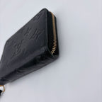 Louis Vuitton Coin Case Monogram Empreinte Zippy Purse Black — view 8